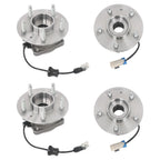 Set of 4 Wheel Bearing Hubs for Chevy Equinox Captiva Sport (2010–2017)
