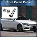 Manual Footrest Pedals Cover for Mercedes Benz C Class (2007-2014)