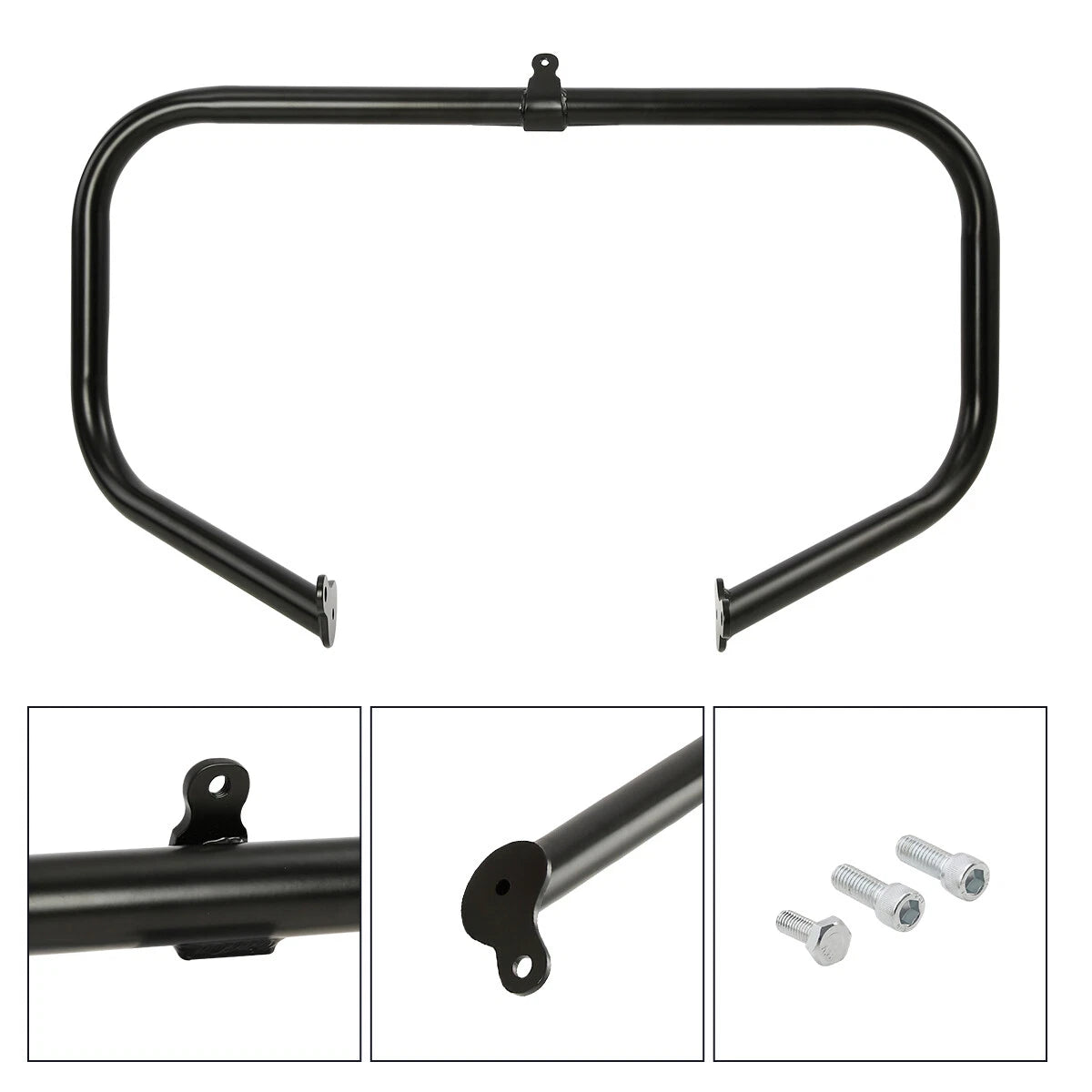 Black Engine Guard Highway Crash Bar for Harley-Davidson Touring (2009–2024)