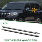 2 x Front Left & Right Weatherstrip Window Seals for Lexus GX470 (2003-2009)