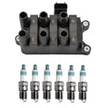Denso Ignition Coil & Iridium Spark Plug Kit for Ford Mazda Mercury V6