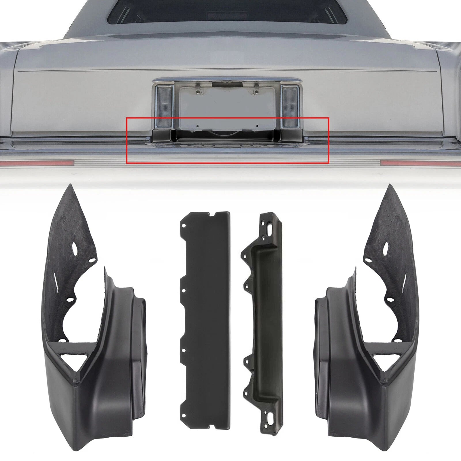 Rear Fiberglass Bumper Filler for Cadillac Fleetwood Brougham Deville (1980–1992)