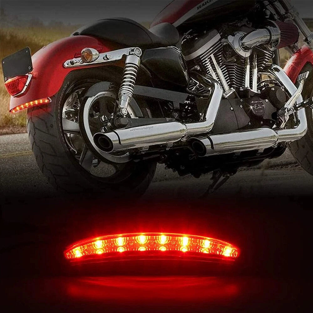 LED Rear Fender Brake Tail Light with Turn Signal for Harley Road King (1994–2023)