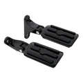 Black Rear Passenger Footpegs for Harley Street Glide (1993-2025)