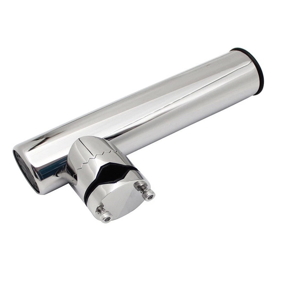Offset Rod Holder for Boat Yacht Dock (Saltwater Ready, Stainless Steel)