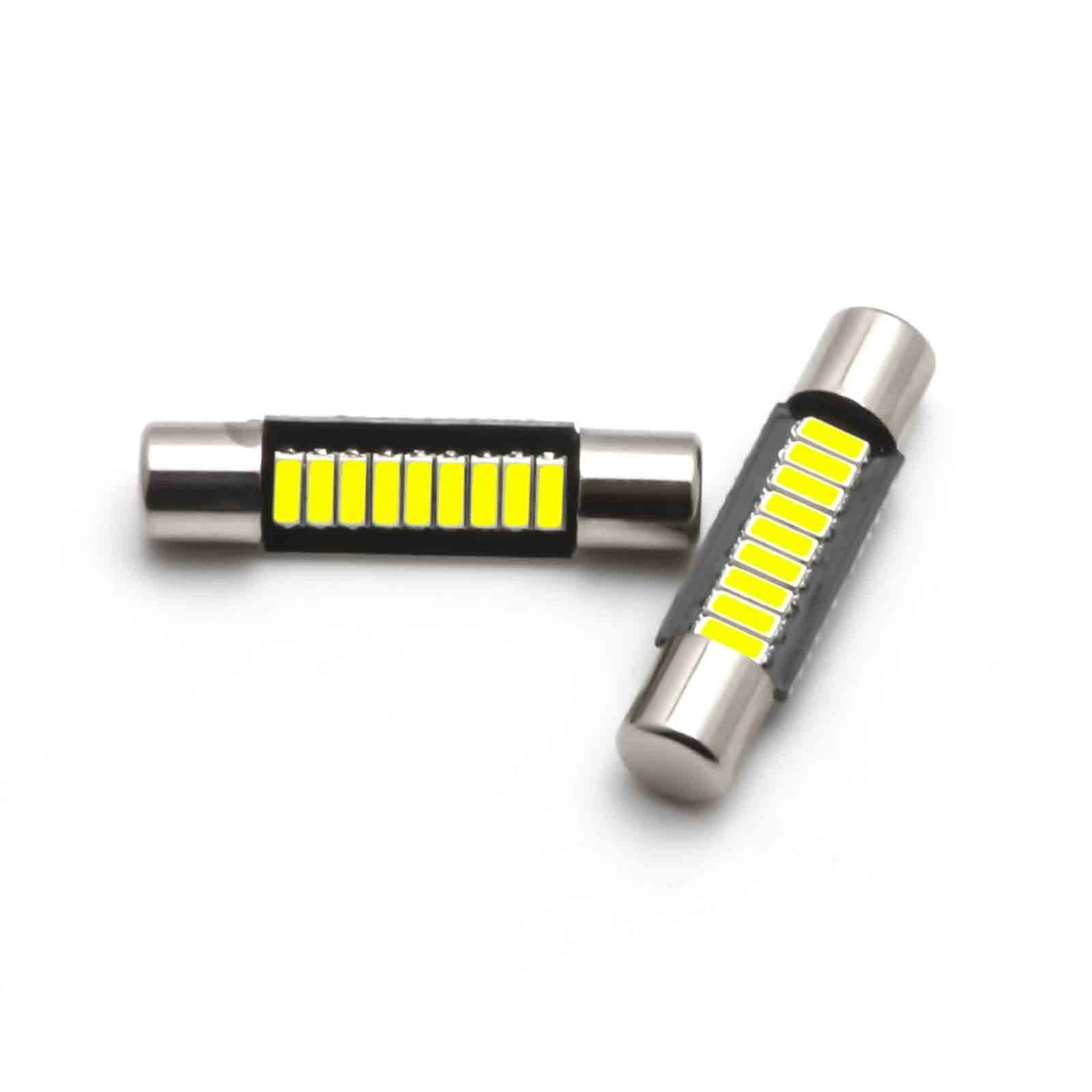 Xenon White 30MM 9SMD LED Vanity Mirror Light for Car (6641 T6, 2010-2020)