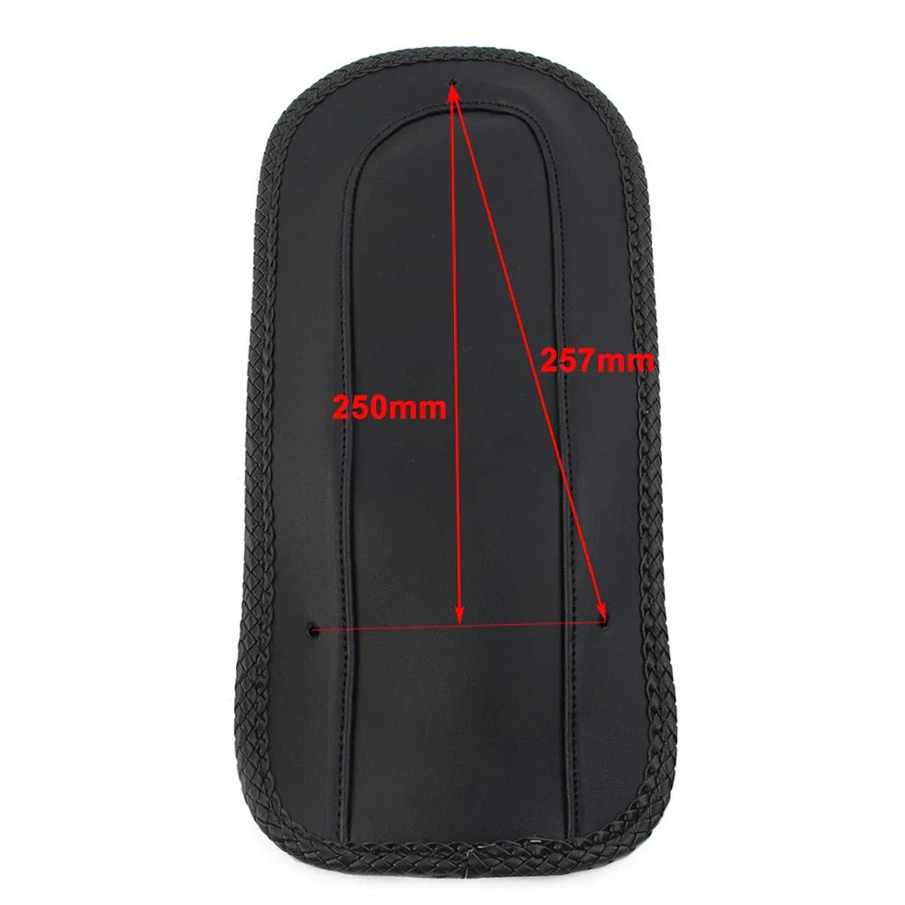 Rear Fender Bib Leather Solo Seat for Harley FLHT Street Road Glide (97-21)