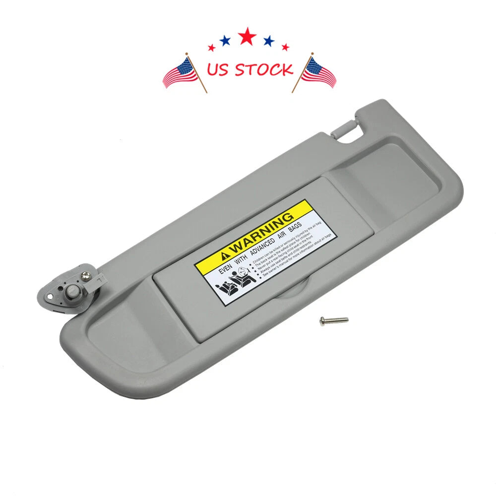 Driver Left Sun Visor for Honda Civic (2006-2011) Light Gray