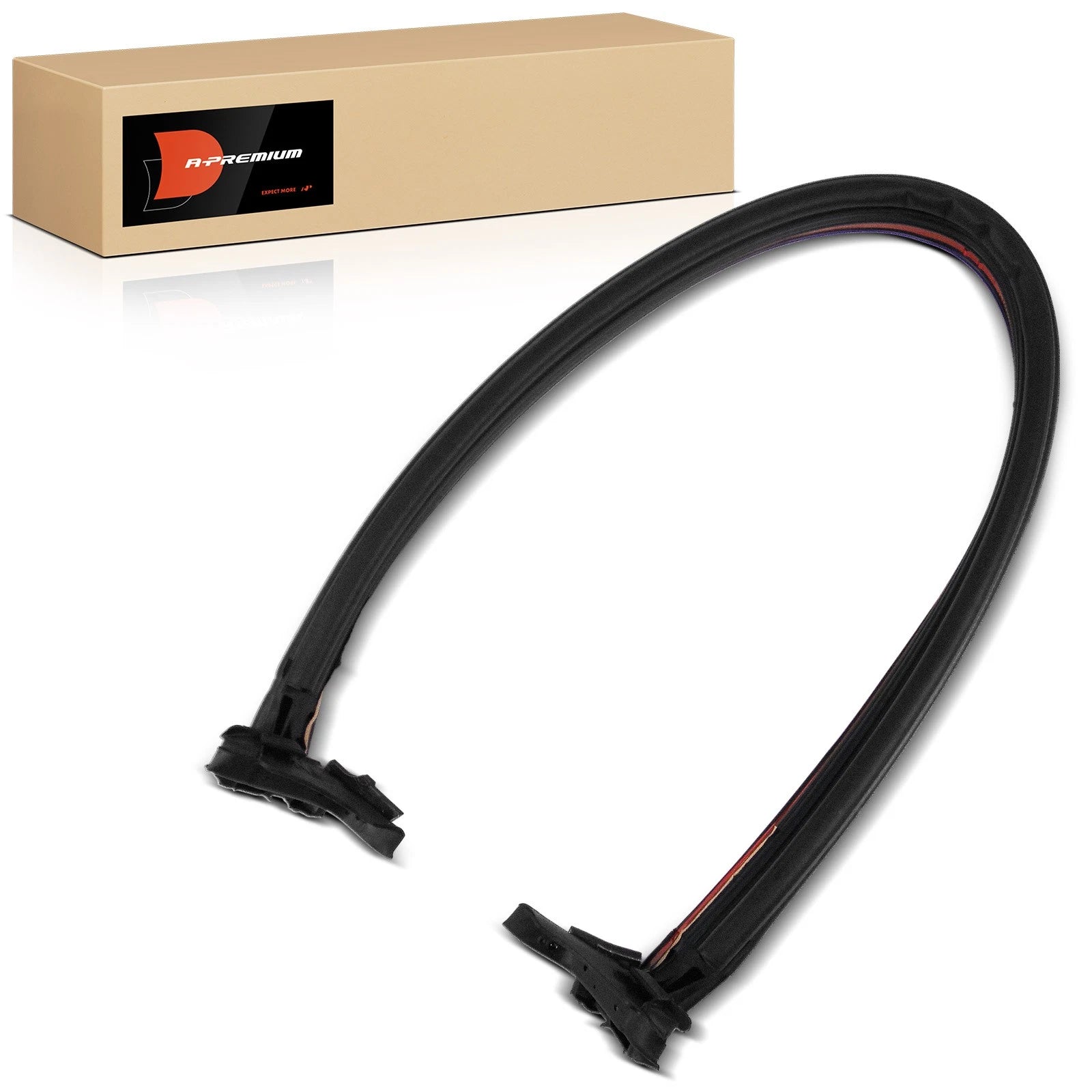 Front Upper Weatherstrip Seal for Jeep Wrangler JK JL (2007–2018)