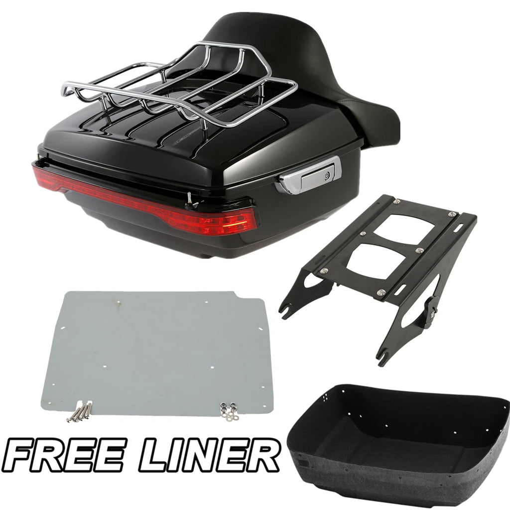 Trunk Pad Rack Light Base Plate for Harley Road Glide King (2014–2023)
