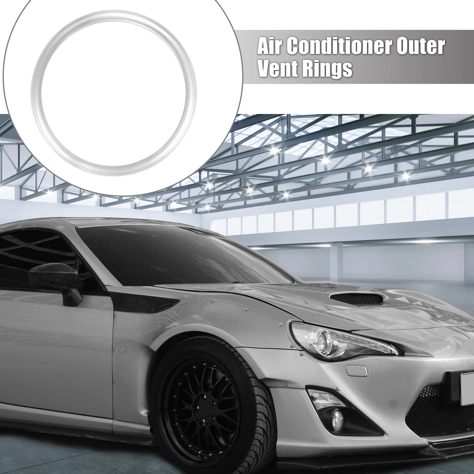 2 Pcs Air Conditioning Outer Vent Ring Trim for Toyota Subaru  703820036821