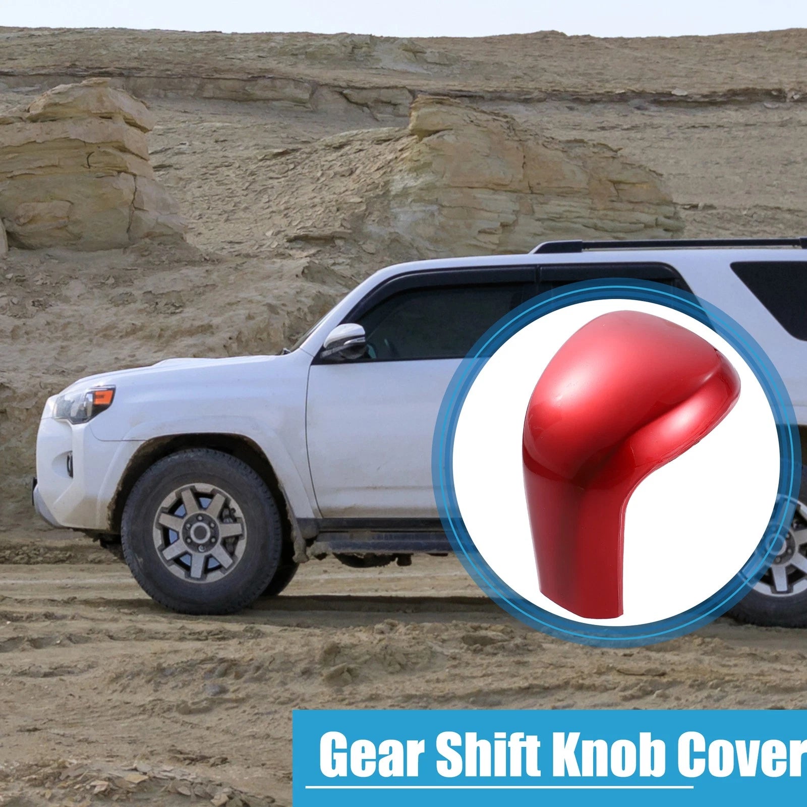 Gear Shift Lever Cover Trim for Toyota Camry (2018–2023) Corolla Sedan (2019–2023) Red