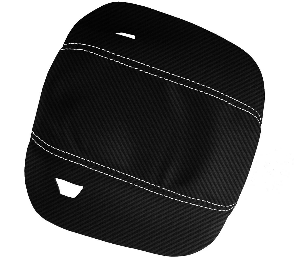 Carbon Fiber Console Lid Armrest Cover for Volvo V70 S60 (2005–2007)