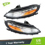 Headlight Set for Jeep Cherokee (2014–2018) with DRL and Ballast