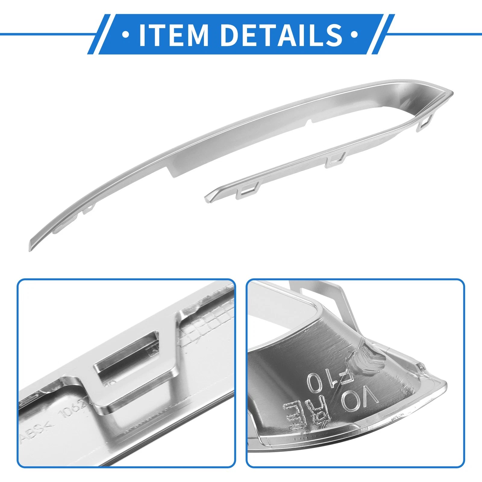 Front Right Bumper Grille Trim for BMW 5 Series (F18 LCI) (2014–2017)