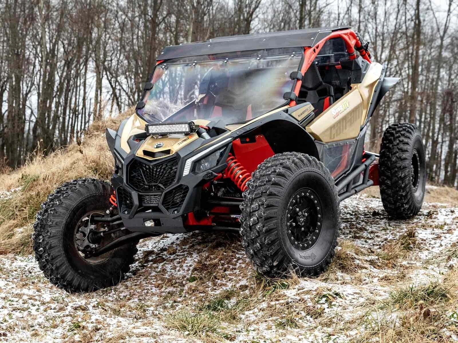 SuperATV Atlas Pro A-Arms for Can-Am Maverick X3 (2017–2023) - Black