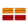 4X LED Side Marker Lights for Chevy G10 G20 GMC G1500 G2500 P30 P3500 (1985–1995)