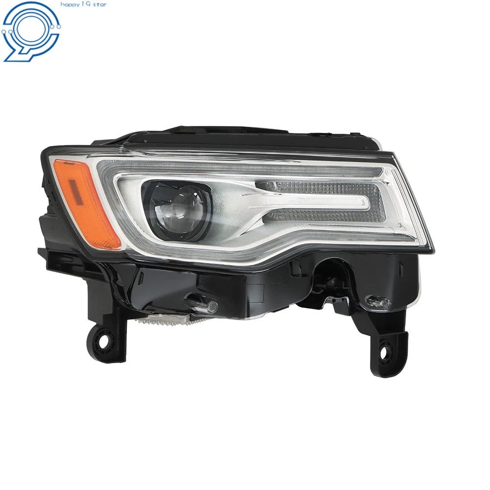 RH Headlight Assembly for Jeep Grand Cherokee (2019-2021) Chrome Xenon DRL
