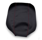 Leather Console Lid Armrest Cover for Acura ILX (2013–2022) Red Stitch