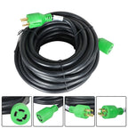 50 Foot Generator Extension Cord 4 Prong 30 Amp Power Cable