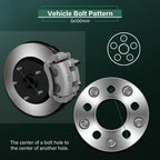 4X 1" Wheel Adapters 5x100 to 5x114.3 for Toyota Corolla (2003–2022)