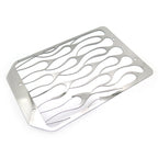 Stainless Flame Radiator Grille Cover for Kawasaki Vulcan VN 1500/VN 1700 (1996–2018)