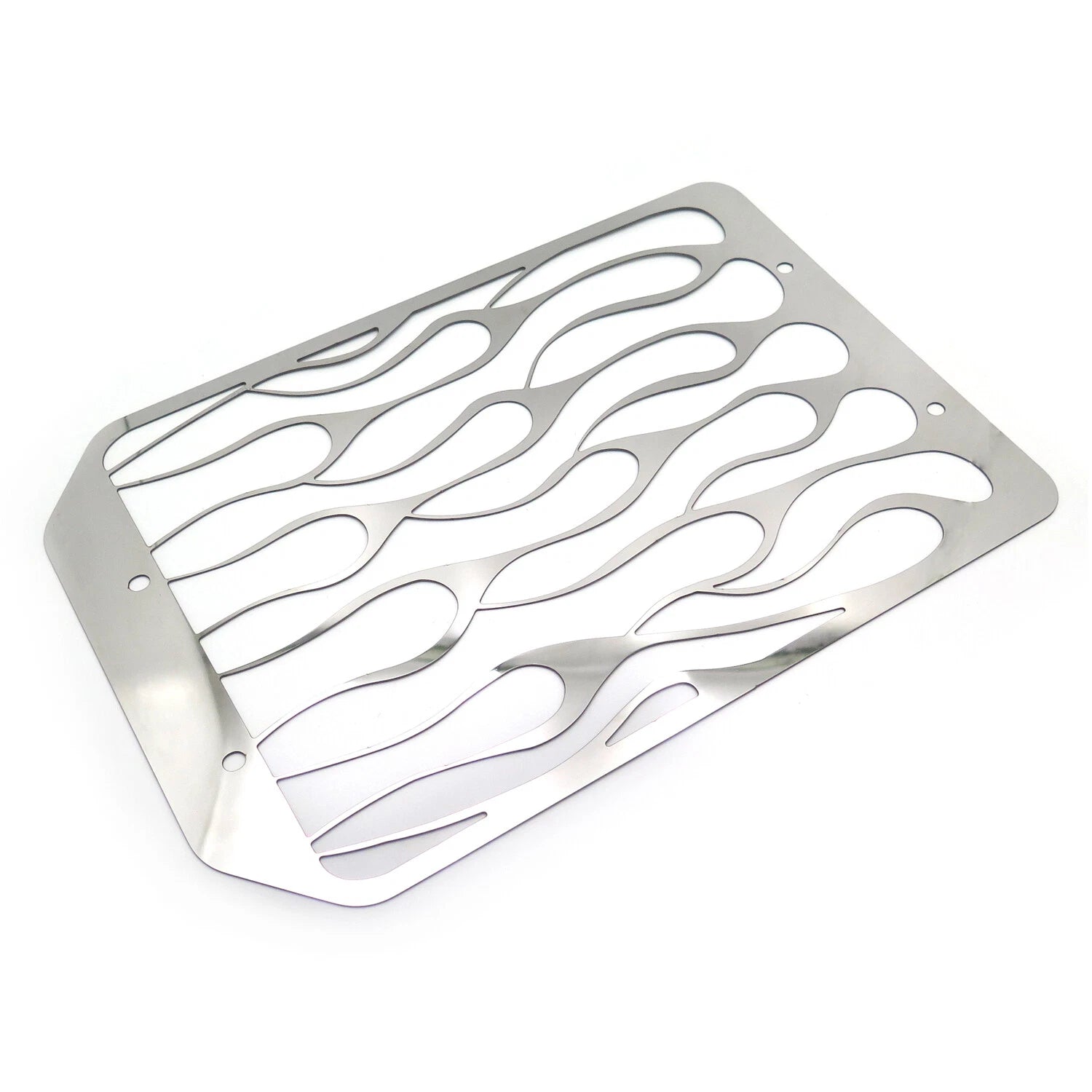 Stainless Flame Radiator Grille Cover for Kawasaki Vulcan VN 1500/VN 1700 (1996–2018)
