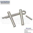 Shear Pin & Cotter Pin for Tohatsu Nissan MFS2 NSF2 MFS2.5 NSF2.5 MFS3.5 NSF3.5 (1990–2023)
