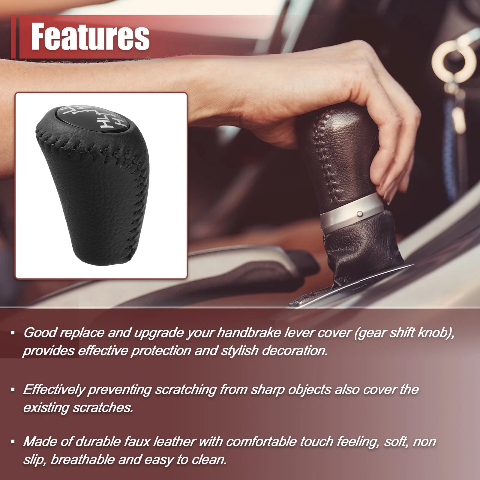 Automatic Gear Shift Knob for Toyota Land Cruiser Prado 120 (2003–2009)