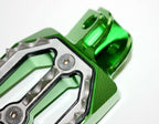 CNC Green Stainless Foot Pegs for KTM 65SX (2000–2023) FX205