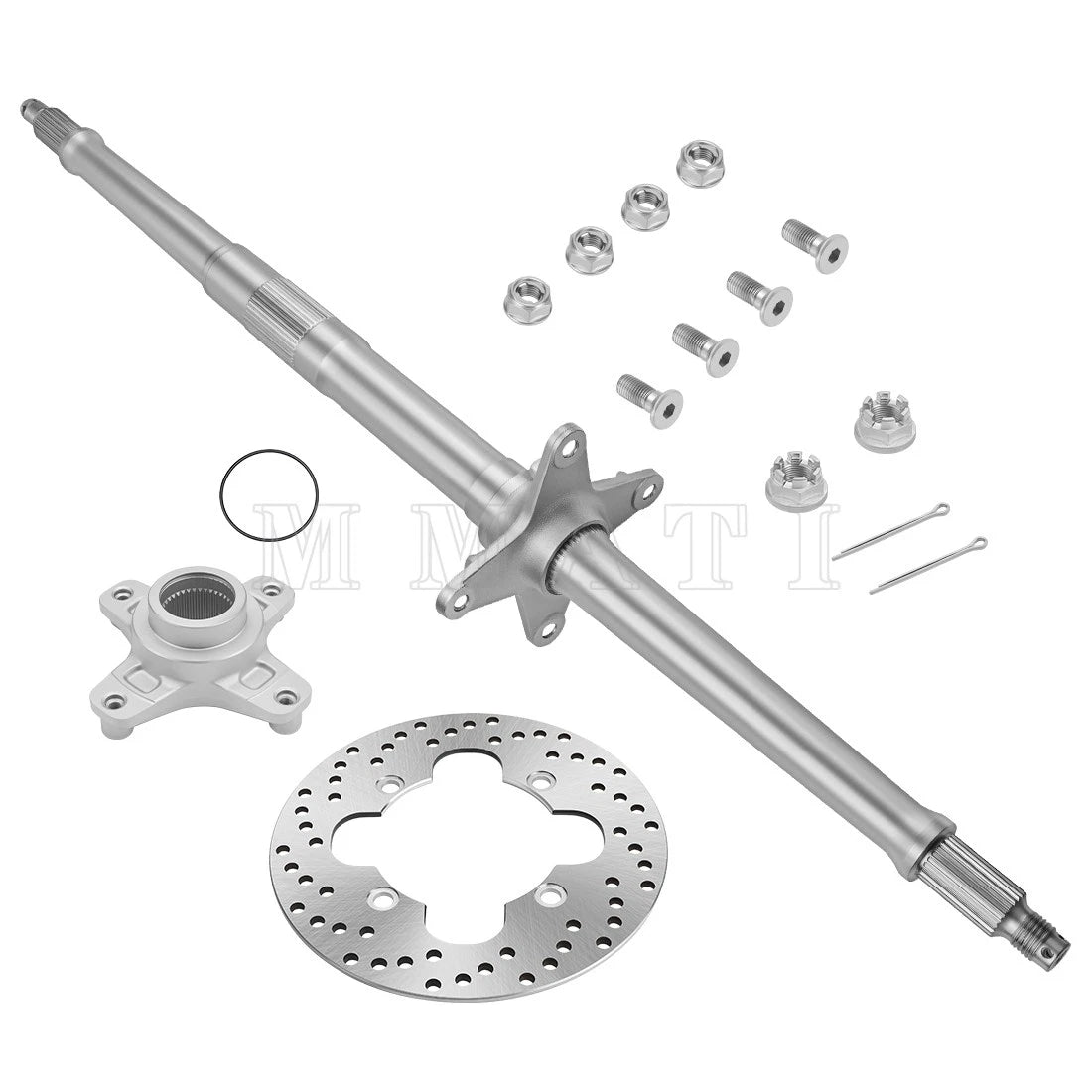 Rear Axle Shaft & Rotor Hub for Honda TRX400X TRX400X 2X4 (1999–2014)