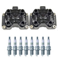 Set of 2 Ignition Coils & 8 NGK G-Power Spark Plugs for A6 Quattro (1995–2011)