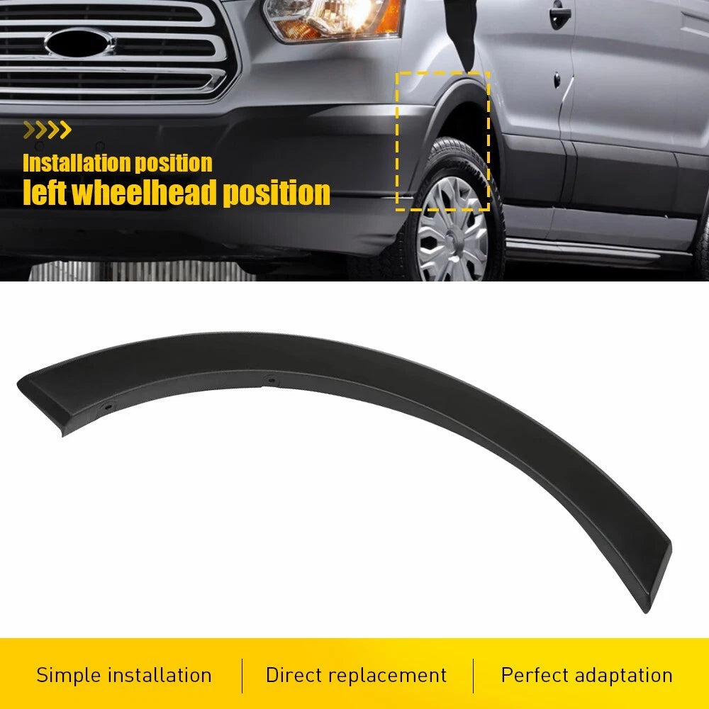 Left Front Fender Flare Trim Molding for Ford Transit 150/250/350 (2015–2024)