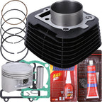 Top End Kit Cylinder Piston Gasket for Yamaha Big Bear 400 4x4 (2000–2012)