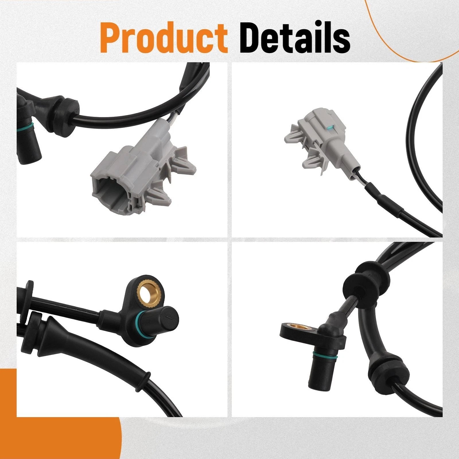 2X Wheel Speed Sensor for Nissan Frontier, Equator, Pathfinder, Xterra (2005–2019)
