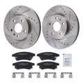 Front Brake Rotors and Pads Set for Chevrolet Cruze (2011–2015) S55185 D1522
