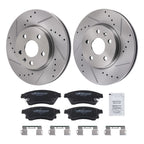 Front Brake Rotors and Pads Set for Chevrolet Cruze (2011–2015) S55185 D1522