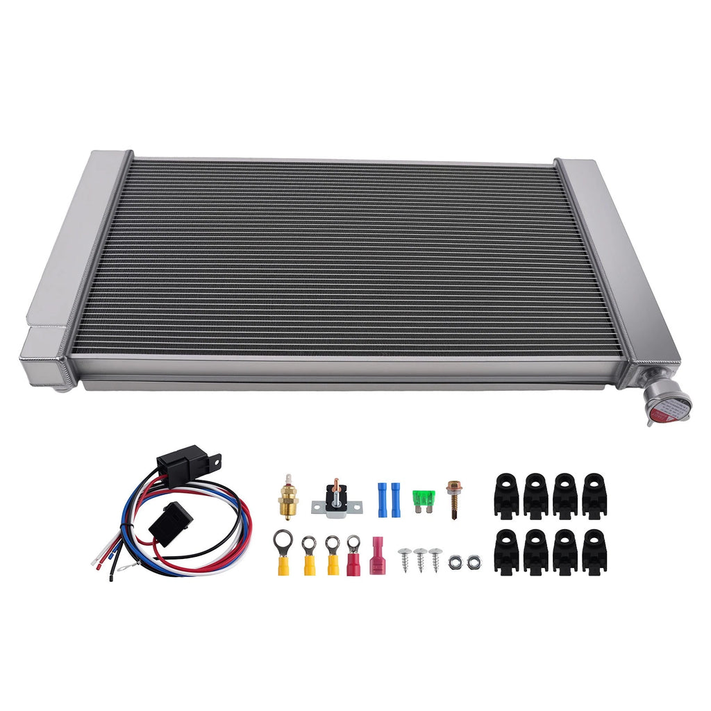 3Row Radiator Shroud Fan Kit for Chevrolet GMC C/K Series 1500-3500 (1988–1999)