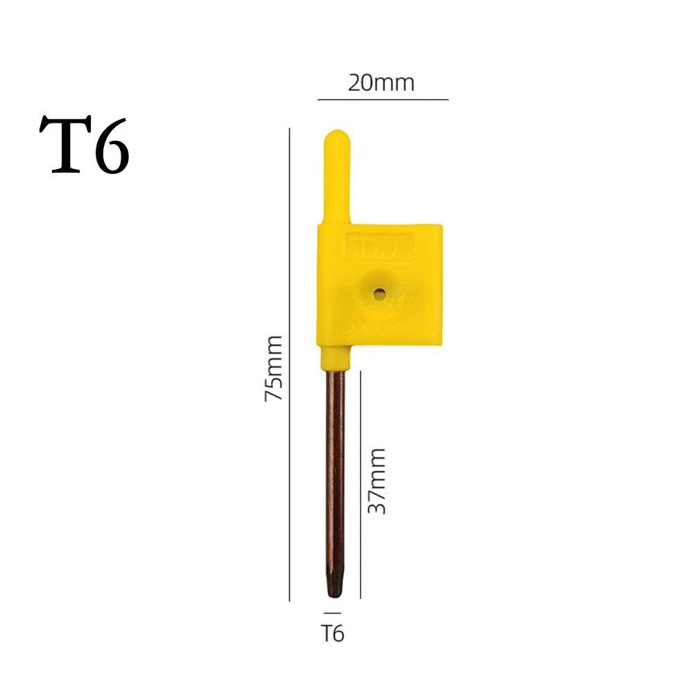 T8 Small T Shape Screwdriver Handle Wrench for Electronics (2010–2023)