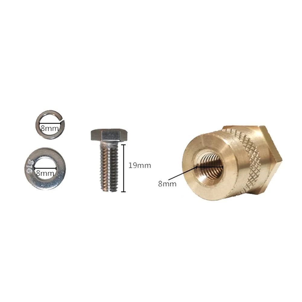 Battery Pole Adaptor Pair for M6/M8 Terminals (Set of 2)