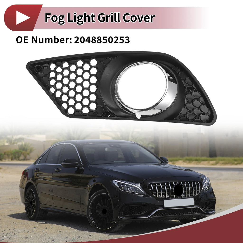 1 Pc Fog Light Grill for Mercedes-Benz C300 (2008–2012) No. 2048850253