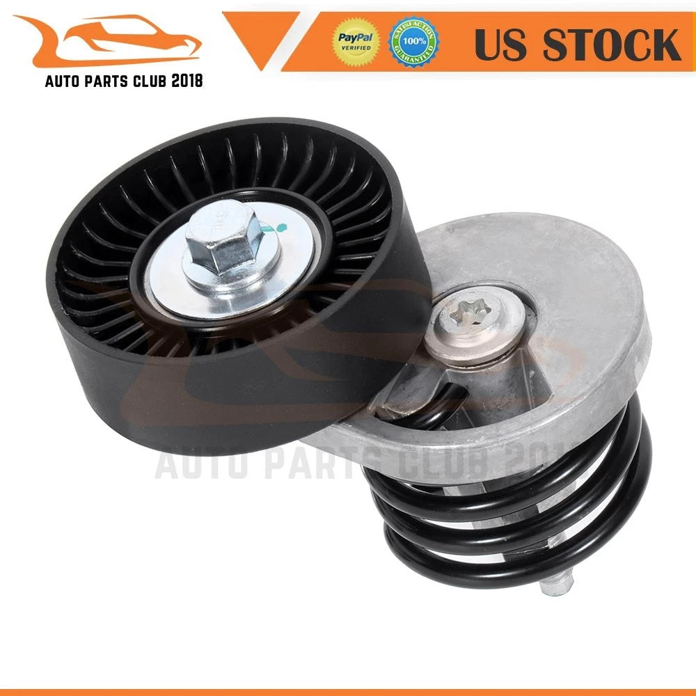 Serpentine Belt Tensioner w/Pulley for Ford Bronco E-150 E-250 E-350 (1993–1996)