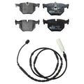 Hella Rear Low-Met Disc Brake Pad Set w/Sensor for BMW E84 X1 (2013–2015)