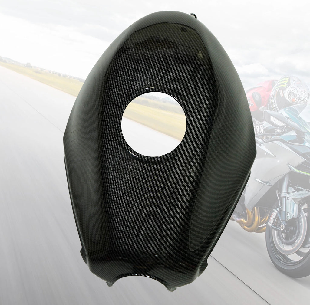 Carbon Fiber Fuel Gas Tank Cover for Kawasaki Ninja 250R (2008–2012)