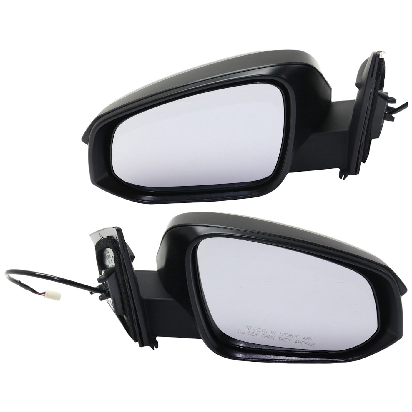 Power Mirrors for Toyota RAV4 (2015) Driver and Passenger Side Textured Black