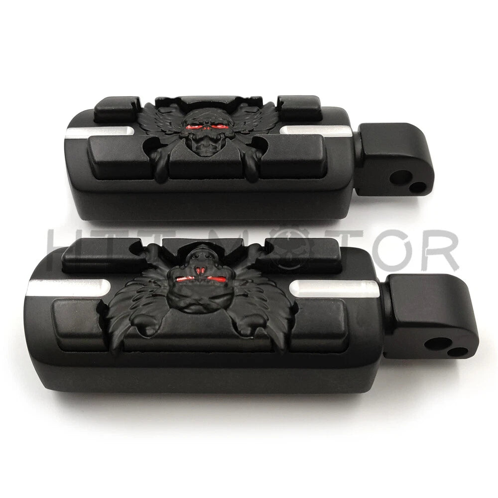 Skull Pirate Footpeg for Harley Softail Fat Boy FLFB, Fat Bob FXFB (2018–2023)