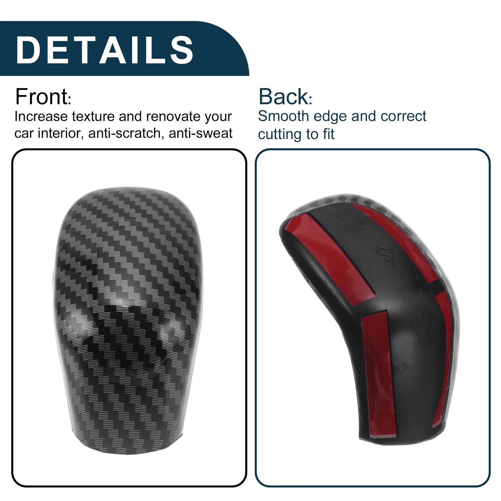 Gear Shift Knob Cover Sticker for Nissan Sentra Altima Versa (2020–2024)