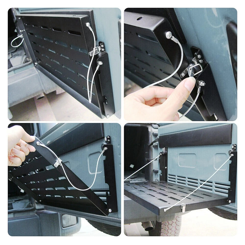 Set Heavy Duty Tailgate Table for Jeep Wrangler JK (2007-2017)