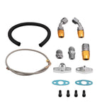 Turbo Oil Feed & Drain Return Line for GT30 GT35 T3 GT3582 Turbocharger