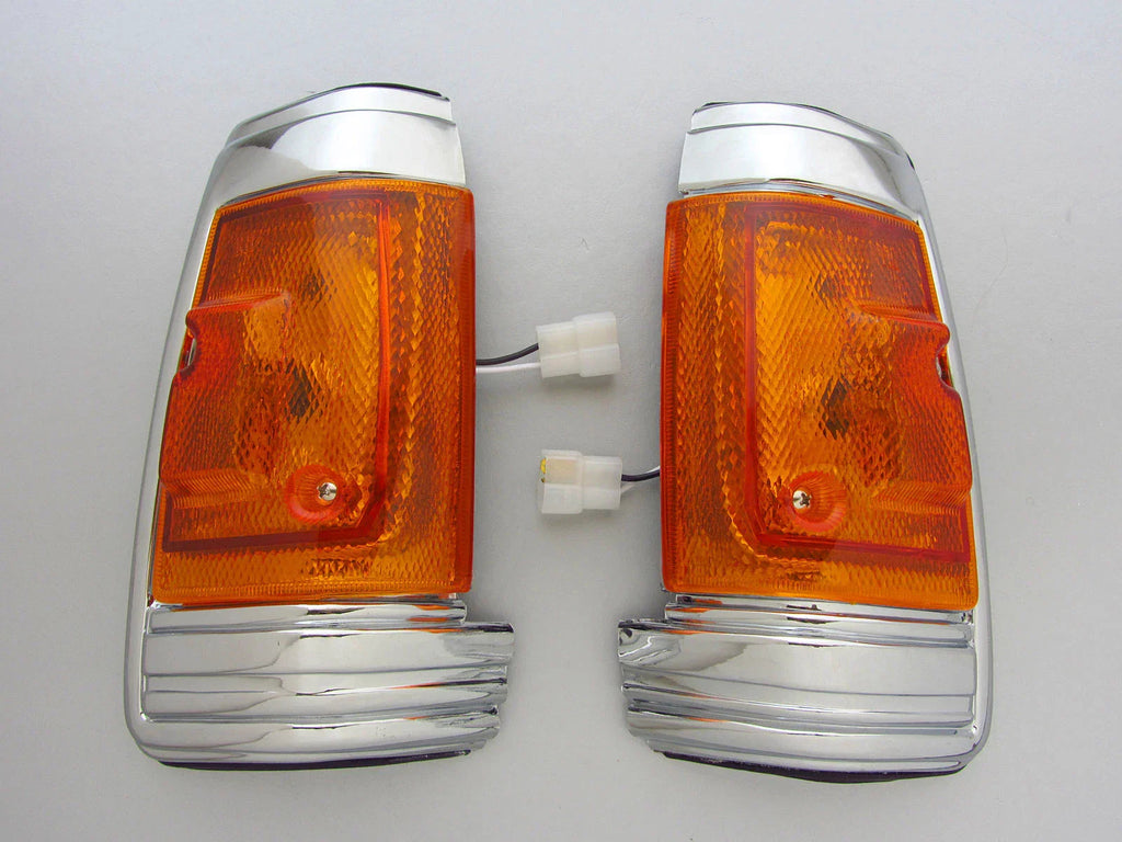 Chrome Corner Signal Light Indicator for Nissan Datsun 720 Ute (1979-1986)
